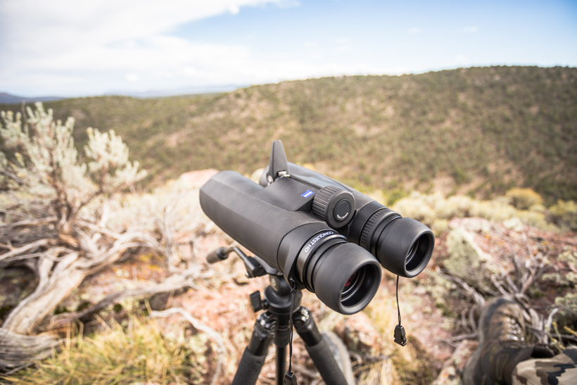 spotting scope and binoculars