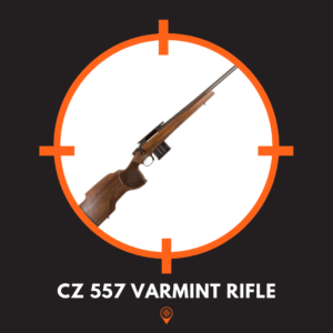 This is a picture of a CZ 557 rifle, one of the best priced long range rifles. 