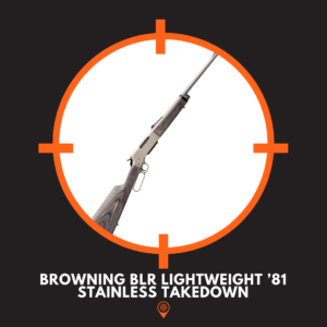 Picture of Browning BLR Lightweight '81 Stainless Takedown lever action rifle.