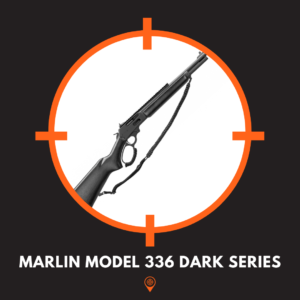 Picture of model 336 dark series lever action rifle.